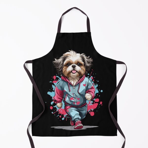 Item preview, Shih Tzu Dog Streetwear Jogging Aesthetic designed and sold by LuminOrb.