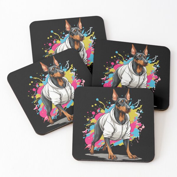 Item preview, Doberman Dog Streetwear Design Fitness designed and sold by LuminOrb.