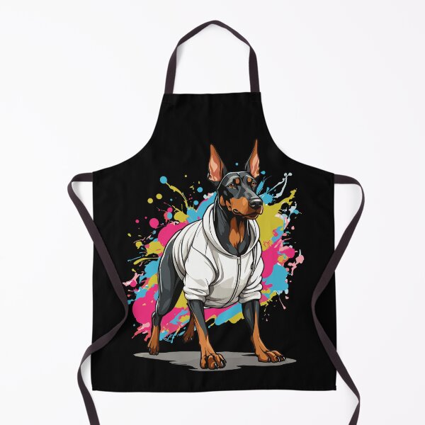 Item preview, Doberman Dog Streetwear Design Fitness designed and sold by LuminOrb.