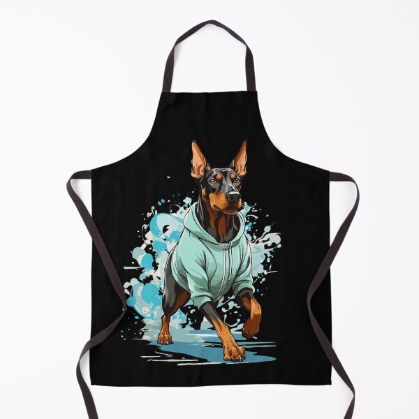 Item preview, Doberman dog streetwear jogging aesthetic designed and sold by LuminOrb.