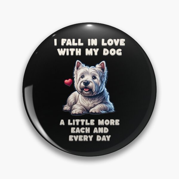 Item preview, I am falling in love with my dog a little more each and every day designed and sold by Pflugart.