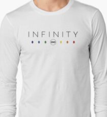 Infinity - Black Clean Long Sleeve T-Shirt