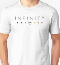 Infinity - Black Clean Unisex T-Shirt