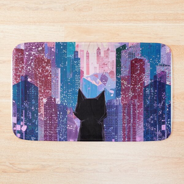 Item preview, Black Cat in the city designed and sold by Tajdi.