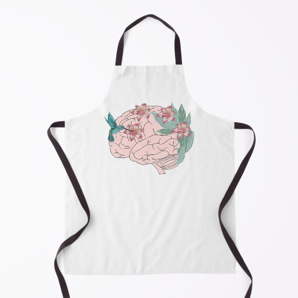 Item preview, Anatomy brain with flowers and hummingbird designed and sold by carries-anatomy.