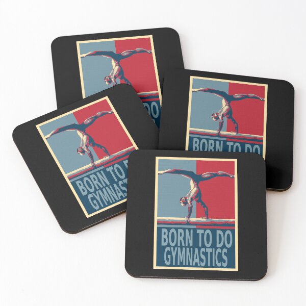 Item preview, Born To Do Gymnastics Funny Chimpanzee HOPE designed and sold by TrueArtsStore.