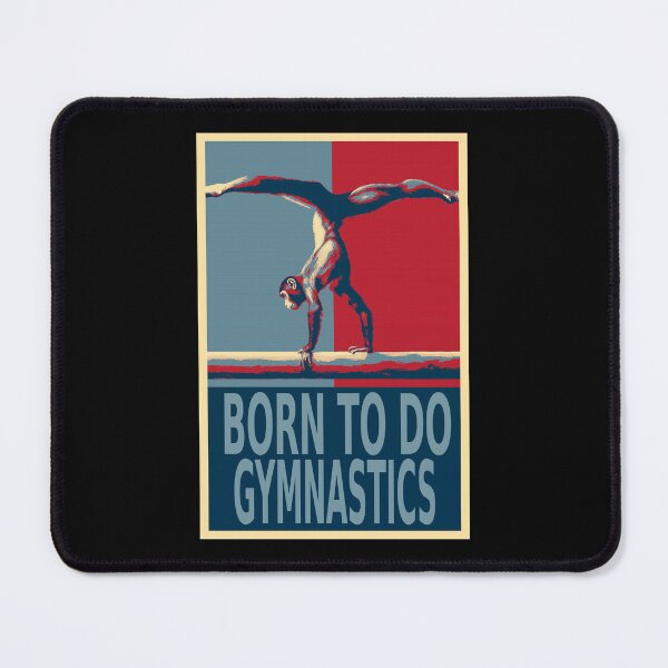 Item preview, Born To Do Gymnastics Funny Chimpanzee HOPE designed and sold by TrueArtsStore.