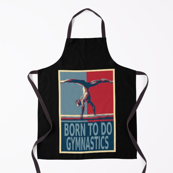Item preview, Born To Do Gymnastics Funny Chimpanzee HOPE designed and sold by TrueArtsStore.