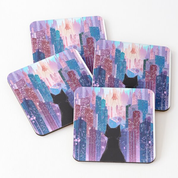 Item preview, Black Cat in the city designed and sold by Tajdi.