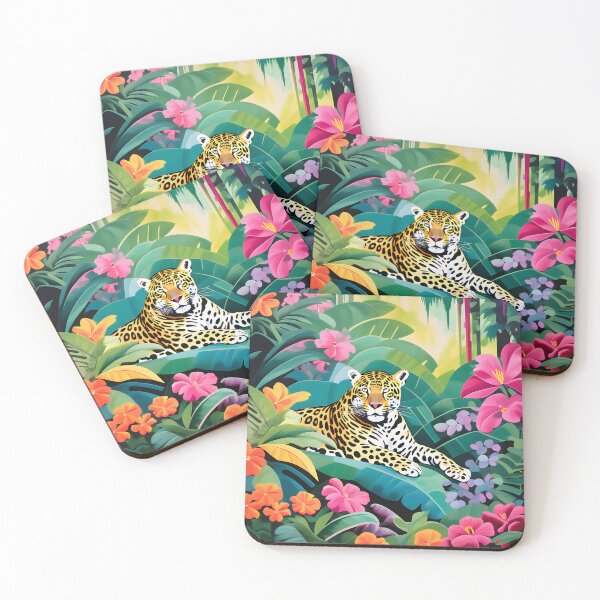 Item preview, Jaguar in the forest designed and sold by the-cc.