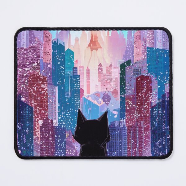 Item preview, Black Cat in the city designed and sold by Tajdi.