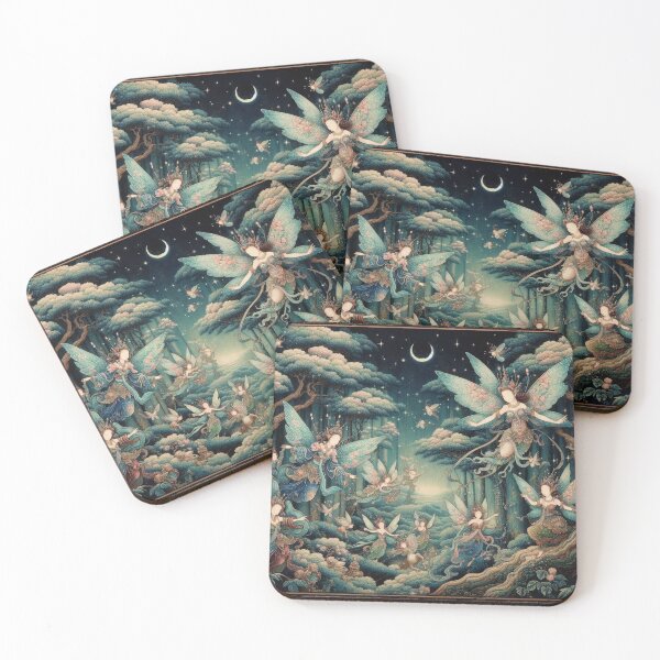 Item preview, Fairies in Fantasy Night Forest  designed and sold by Illuministique.
