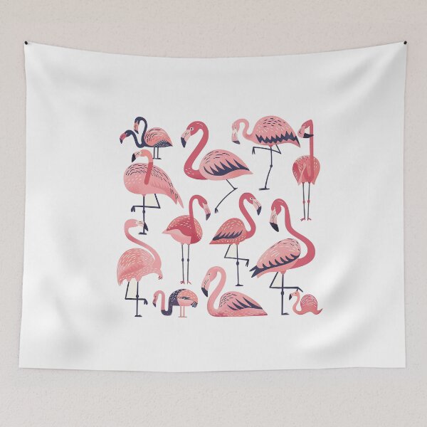 Aperçu de l'œuvre FLAMINGO – Le symbole de l’amour romantique et de l’âme sœur (E8) créée et vendue par echooche.