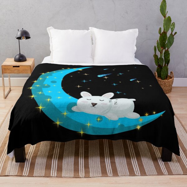 Item preview, Rabbit on the moon and stars designed and sold by M art & design.