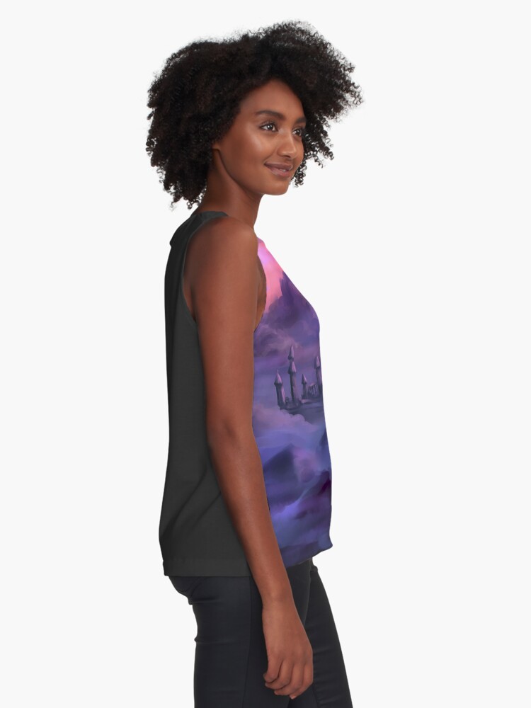 Thumbnail 2 of 6, Sleeveless Top, Above the clouds designed and sold by petravb.