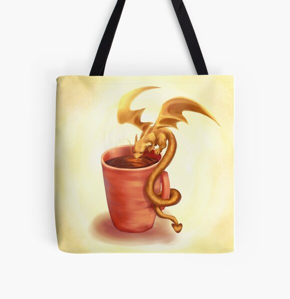 A drink for a dragon All Over Print Tote Bag