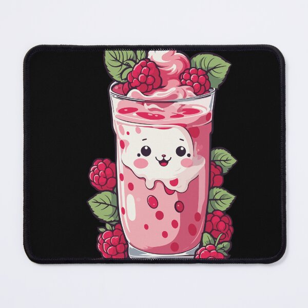 Item preview, Raspberries Cute Milkshake Kawaii Anime Fun designed and sold by LuminOrb.