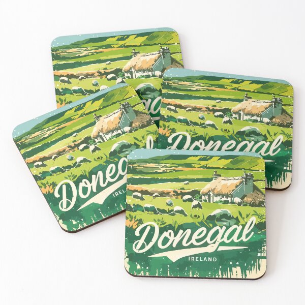 Item preview, Donegal Countryside Watercolour Scene designed and sold by OliDesigns.