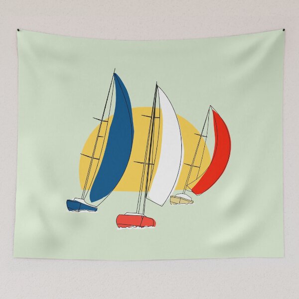 Item preview, Regatta with sun designed and sold by LaylaOz.
