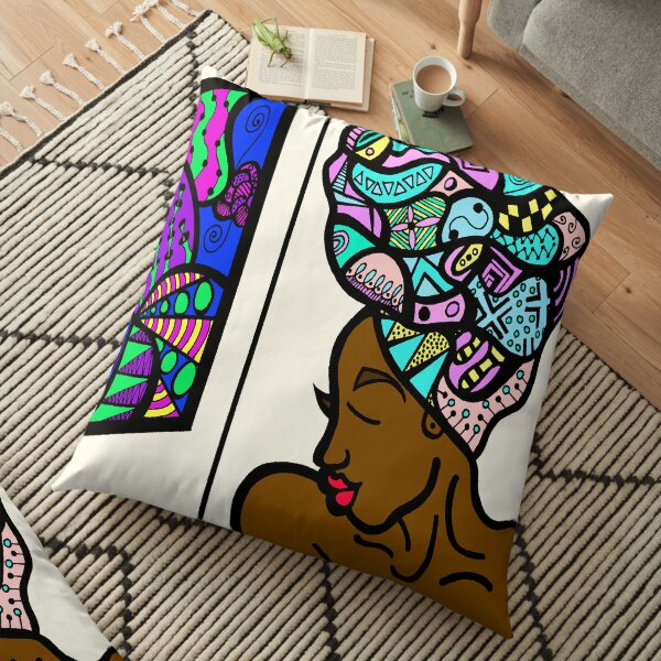 Melanin Floor Pillow