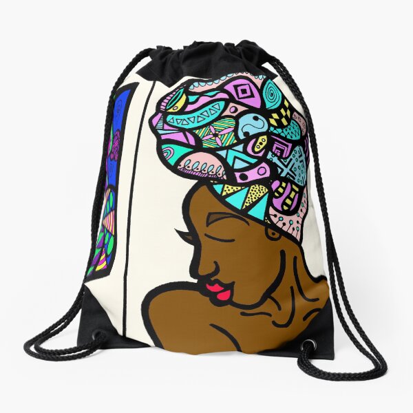 Melanin Drawstring Bag
