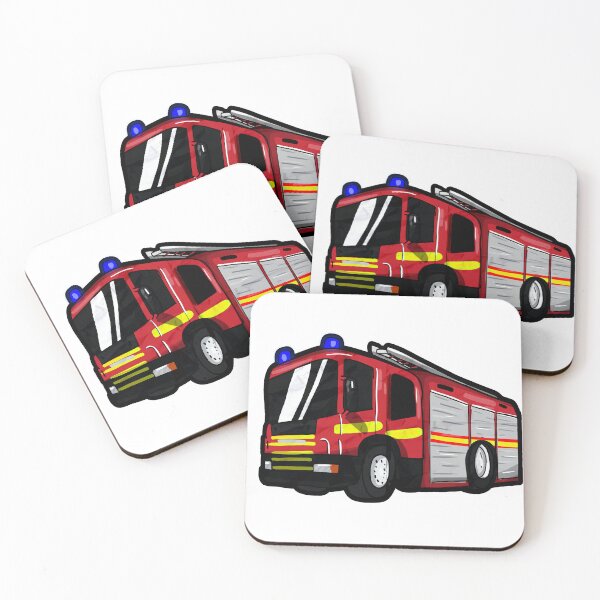 Item preview, Cartoon Firetruck designed and sold by MonkiFlipp.