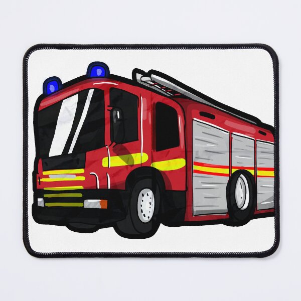 Item preview, Cartoon Firetruck designed and sold by MonkiFlipp.