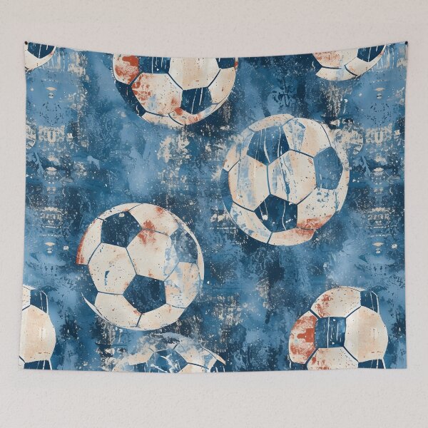 Item preview, Football Bleached Pattern designed and sold by LynZorHome.