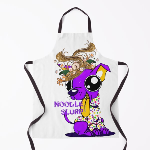 Item preview, Noodle Slurp, Funny Cute, "Think Noodles" Purple Dog, Gaming designed and sold by IDoMatterROSASS.