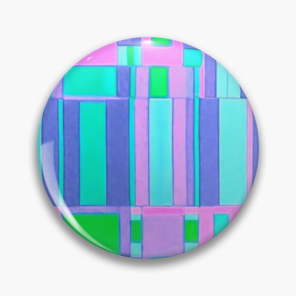 Item preview, Geometric in blues and greens designed and sold by Flowersonstuff.
