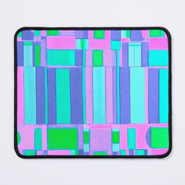 Item preview, Geometric in blues and greens designed and sold by Flowersonstuff.