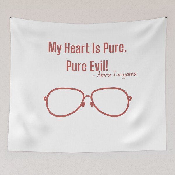 Item preview, Akira Toriyama - My heart is pure.pure evil ! designed and sold by ViLo-TStore.