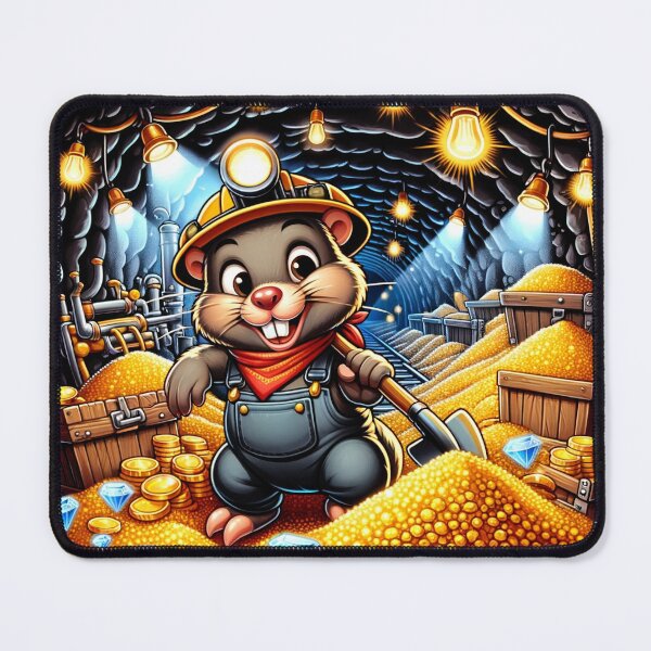 Item preview, gold digging mole. designed and sold by panshop20.