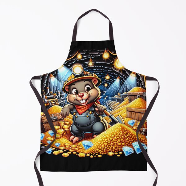 Item preview, gold digging mole. designed and sold by panshop20.