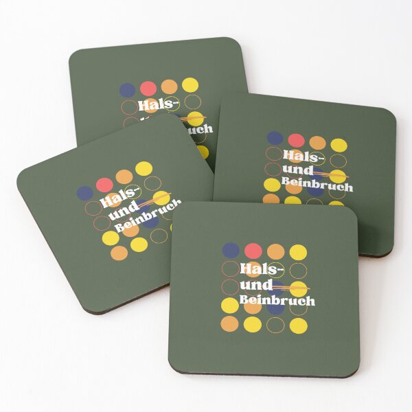 Item preview, Hals- und Beinbruch | Green Background designed and sold by RM-Journey.