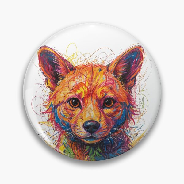Item preview, Vibrant Dog Illustration: Colorful Artwork for Animal Lovers designed and sold by AndyNgn.