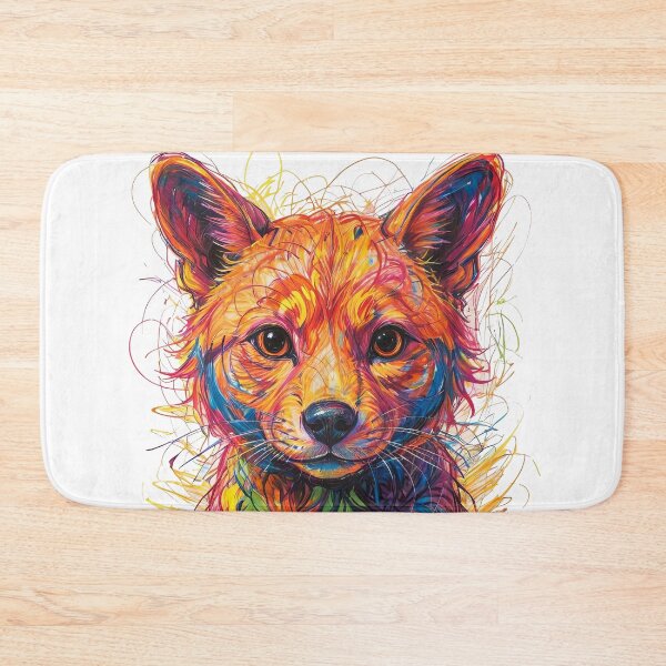Item preview, Vibrant Dog Illustration: Colorful Artwork for Animal Lovers designed and sold by AndyNgn.