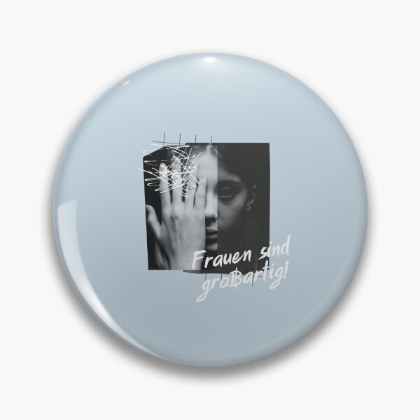 Item preview, Frauen sind großartig! | Pastel Blue Background designed and sold by RM-Journey.