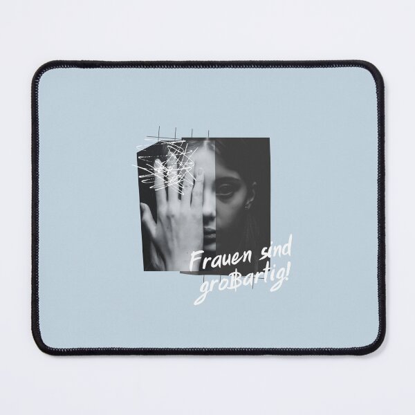 Item preview, Frauen sind großartig! | Pastel Blue Background designed and sold by RM-Journey.