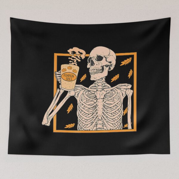 Item preview, Skeleton Pumpkin Spice Latte Syrup Creamer		 designed and sold by rutaiulae71.