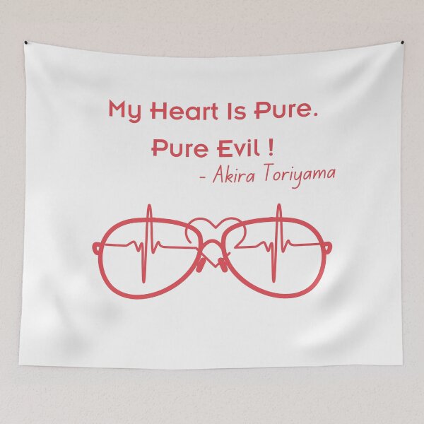 Item preview, Akira Toriyama - My heart is pure.pure evil ! designed and sold by ViLo-TStore.