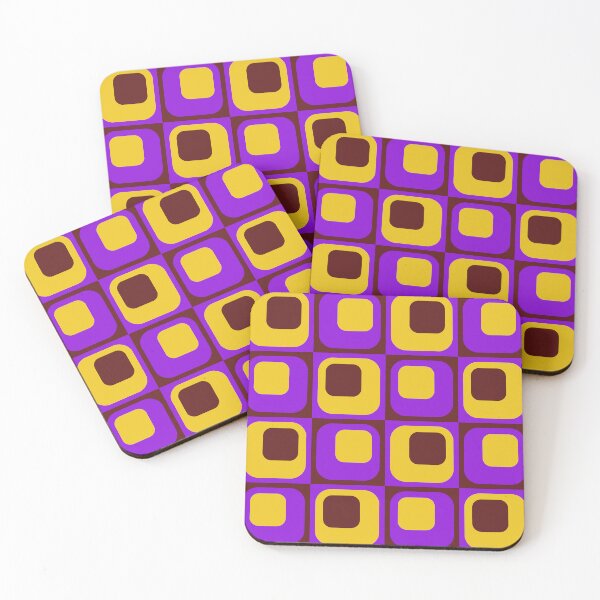 Item preview, retro 1970's style abstract pattern designed and sold by pauloneill-art.