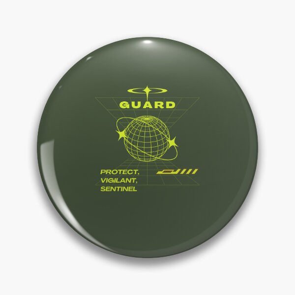 Item preview, Guard - Protect, Vigilant, Sentinel | Green Background designed and sold by RM-Journey.