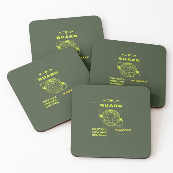 Item preview, Guard - Protect, Vigilant, Sentinel | Green Background designed and sold by RM-Journey.