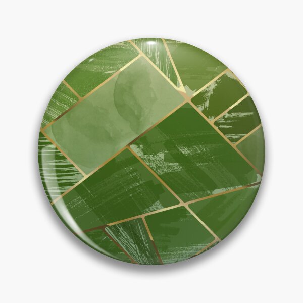 Item preview, Green Geode, Stained Glass Mosaic with Veins of Liquid Gold designed and sold by NoaaDesign.
