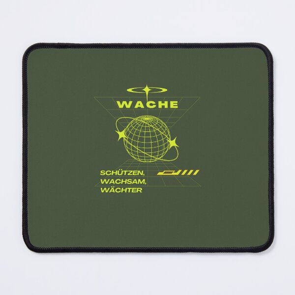 Item preview, Wache - Schützen, Wachsam, Wächter | Green Background designed and sold by RM-Journey.