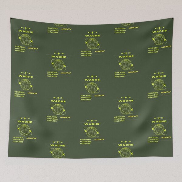 Item preview, Wache - Schützen, Wachsam, Wächter | Green Background designed and sold by RM-Journey.