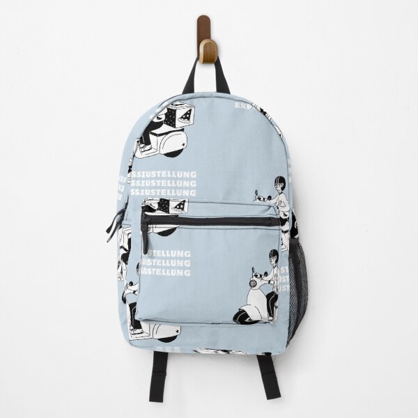 Item preview, Expresszustellung | Pizza Delivery Illustration | Pastel Blue Background designed and sold by RM-Journey.