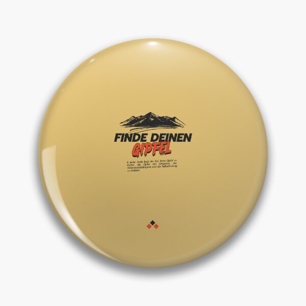 Item preview, Finde deinen Gipfel | Yellow Background designed and sold by RM-Journey.