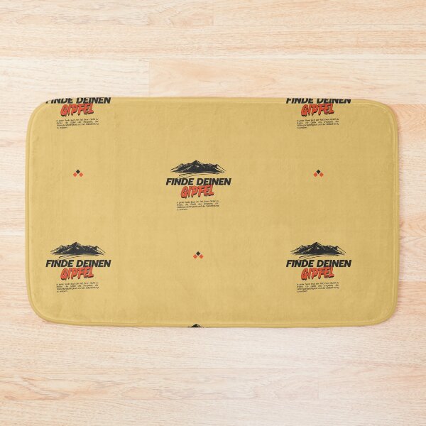 Item preview, Finde deinen Gipfel | Yellow Background designed and sold by RM-Journey.